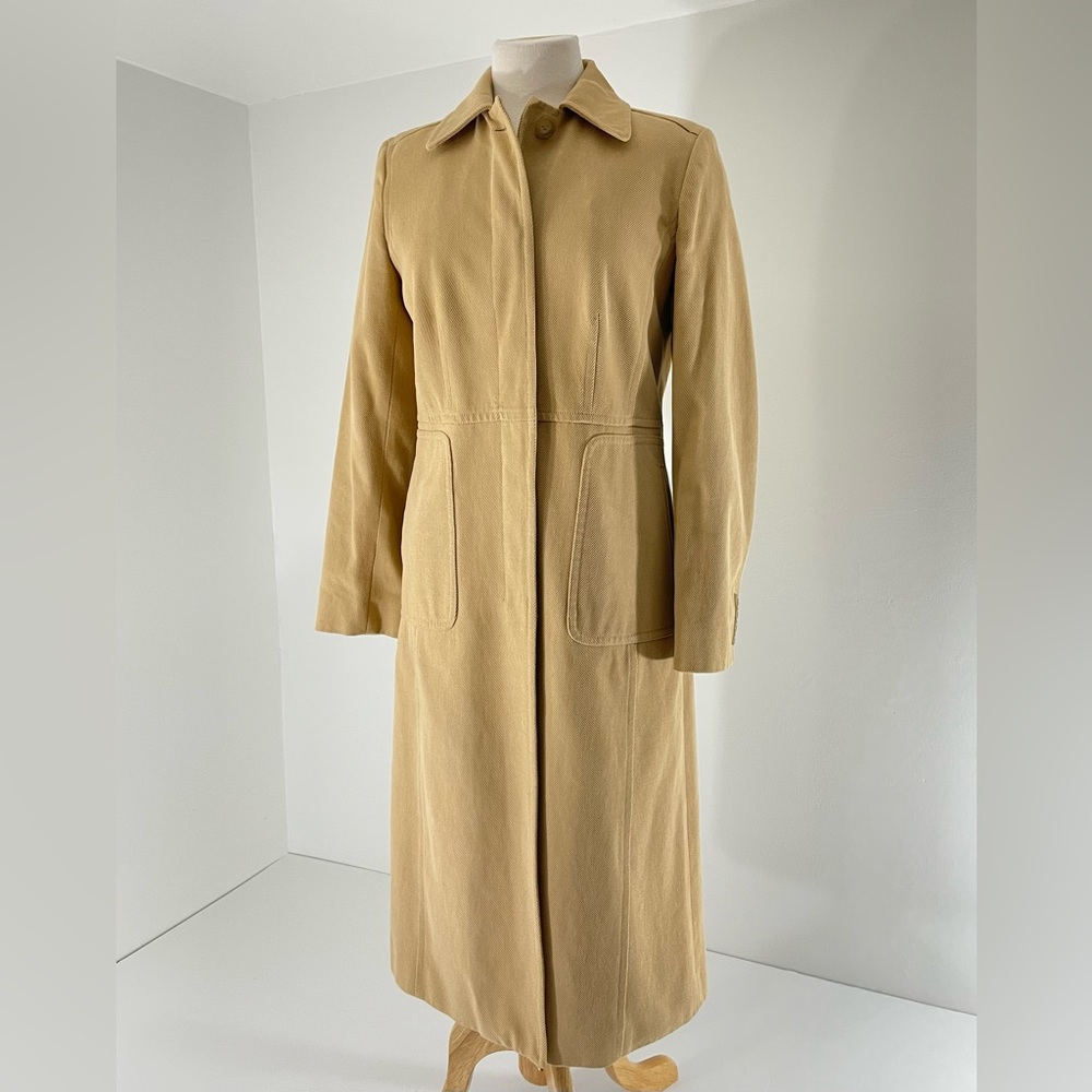 J.Crew Long Coat Gold Beige
